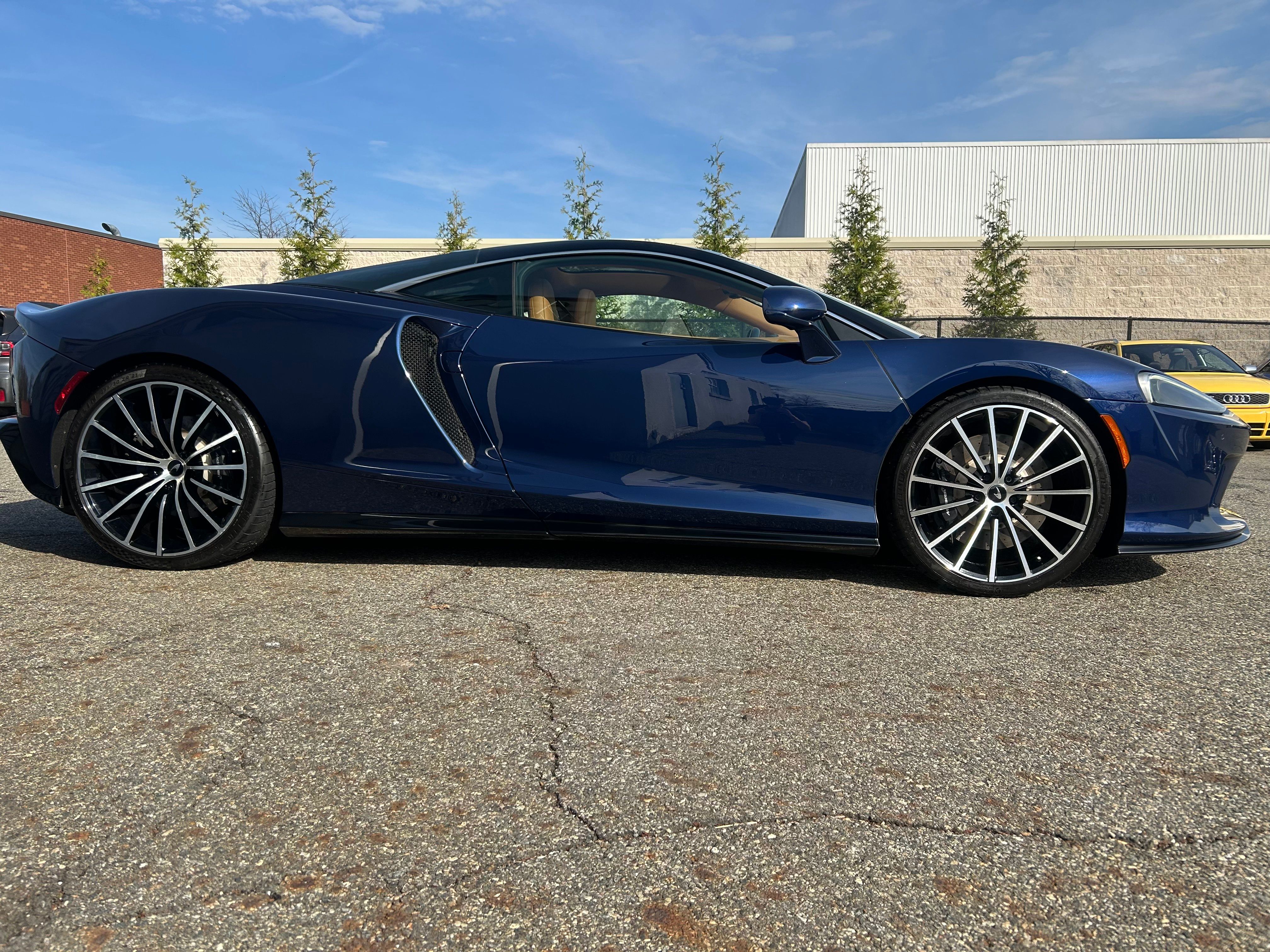 McLaren GT (Aurora Blue) — finished at Detailer's Domain studio, Norwood NJ