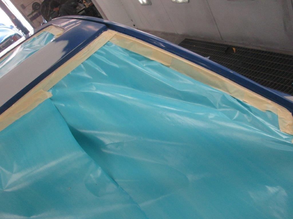 In the paint booth (12)