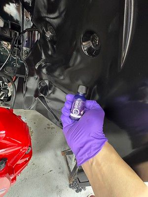 Ceramic coating application by Detailer's Domain