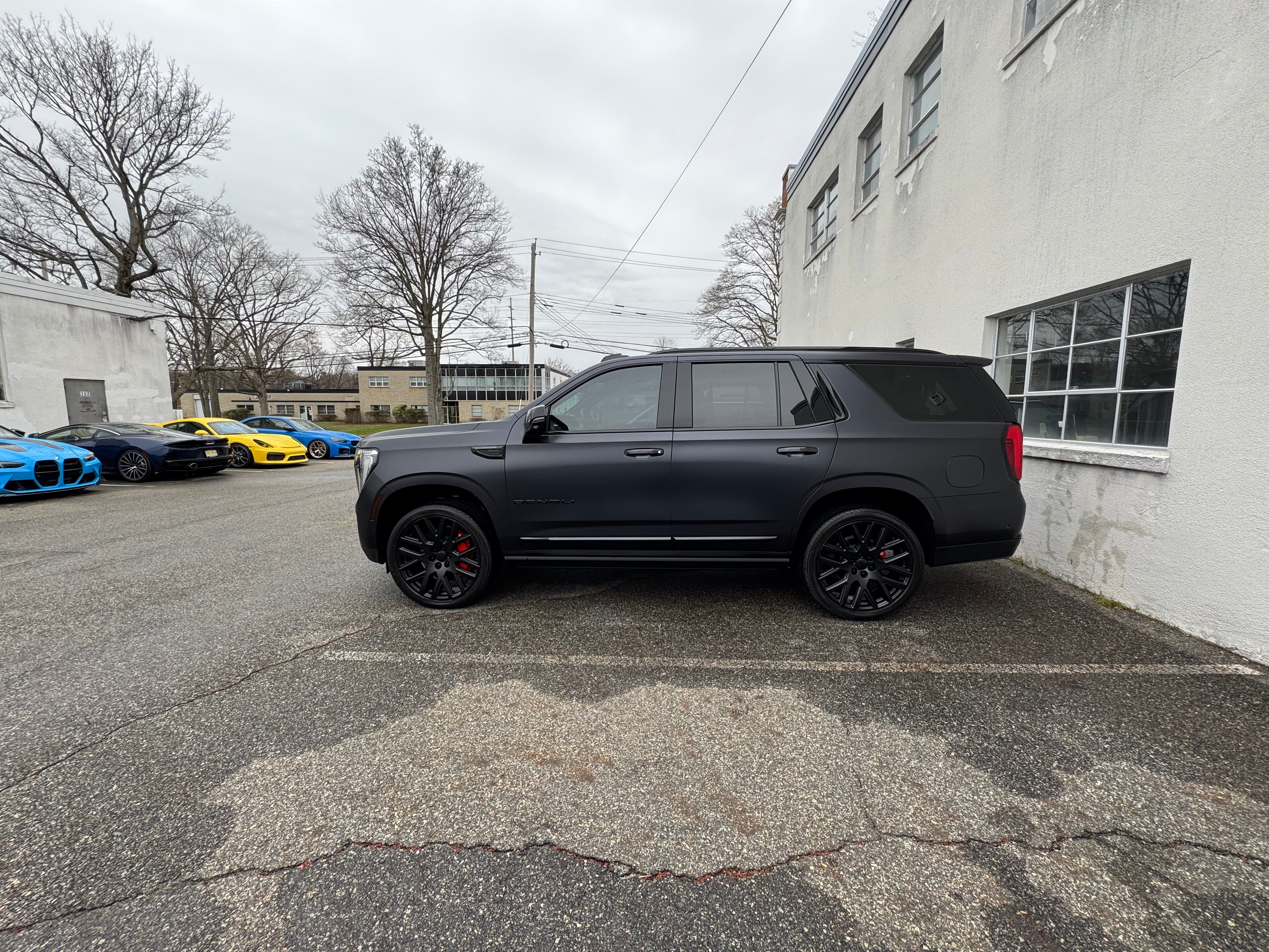 GMC Yukon Denali (Satin Black) — finished at Detailer's Domain studio, Norwood NJ