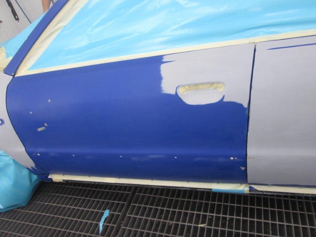 In the paint booth (15)