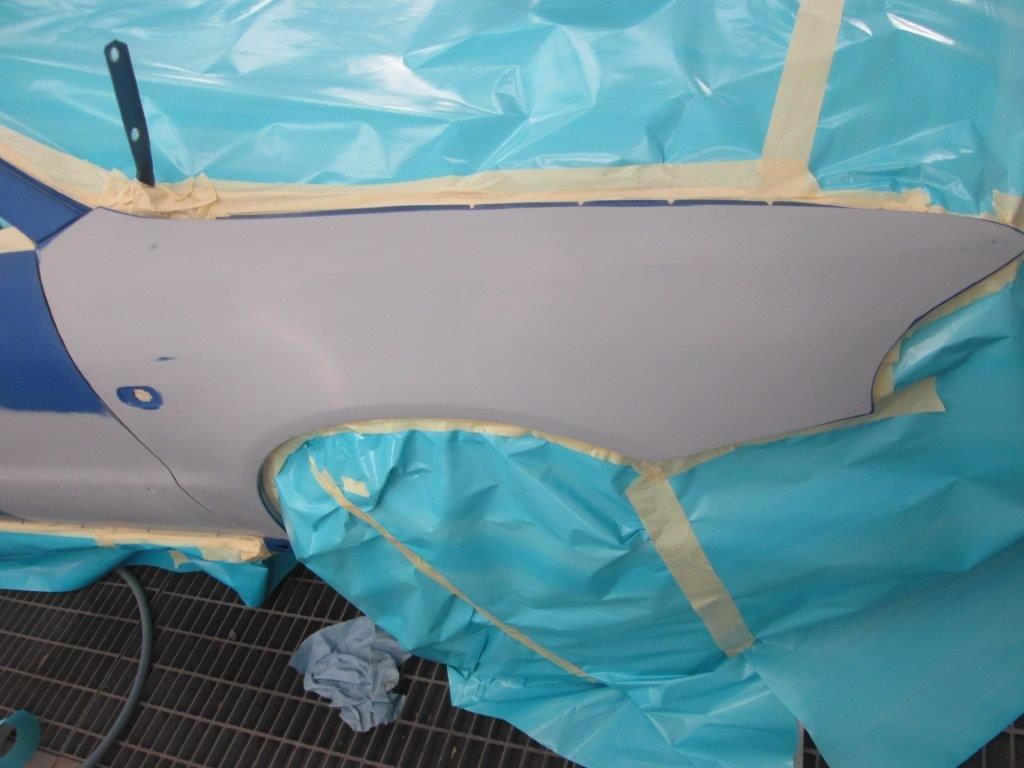 In the paint booth (8)