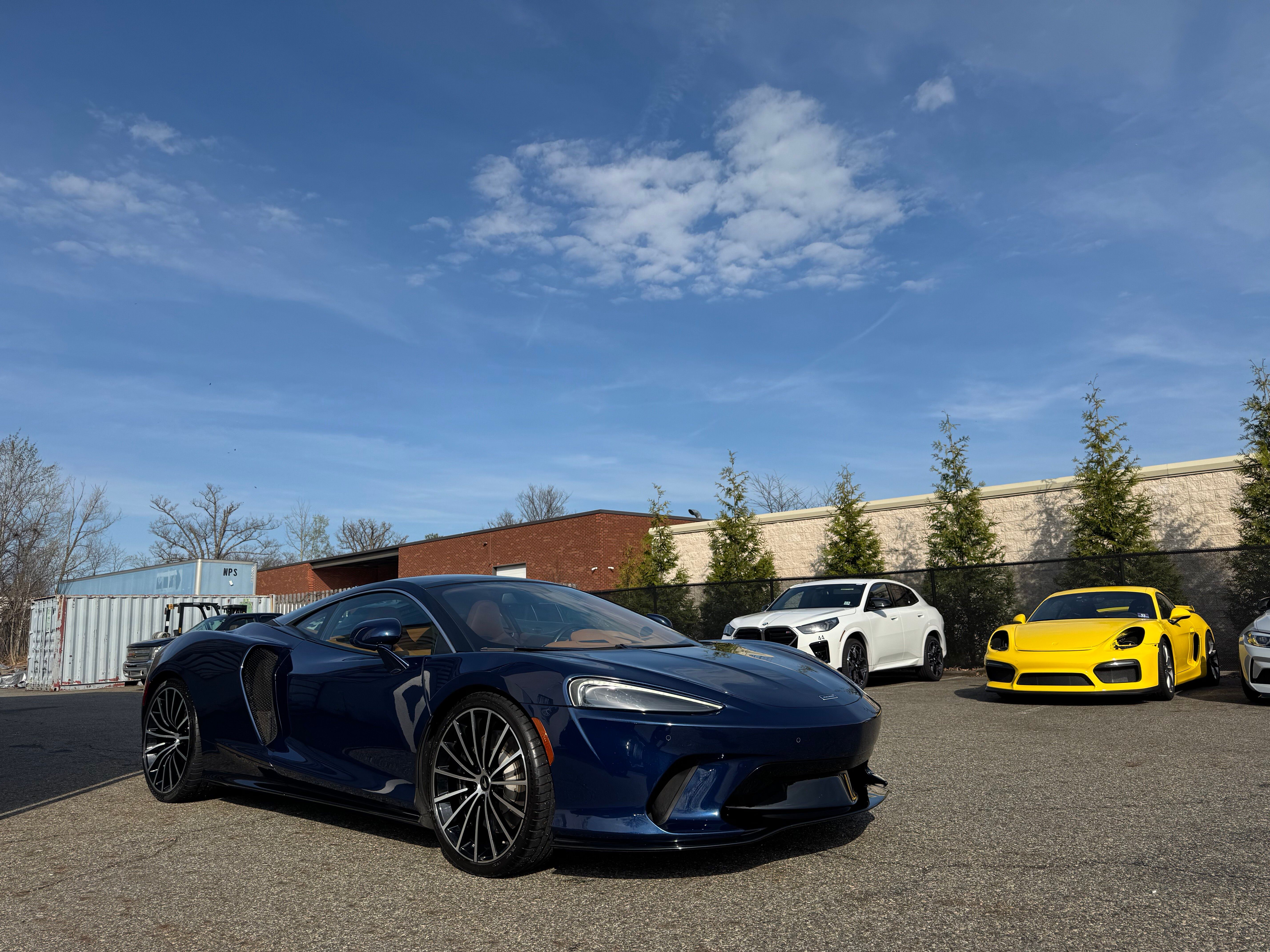 McLaren GT (Aurora Blue) — finished at Detailer's Domain studio, Norwood NJ