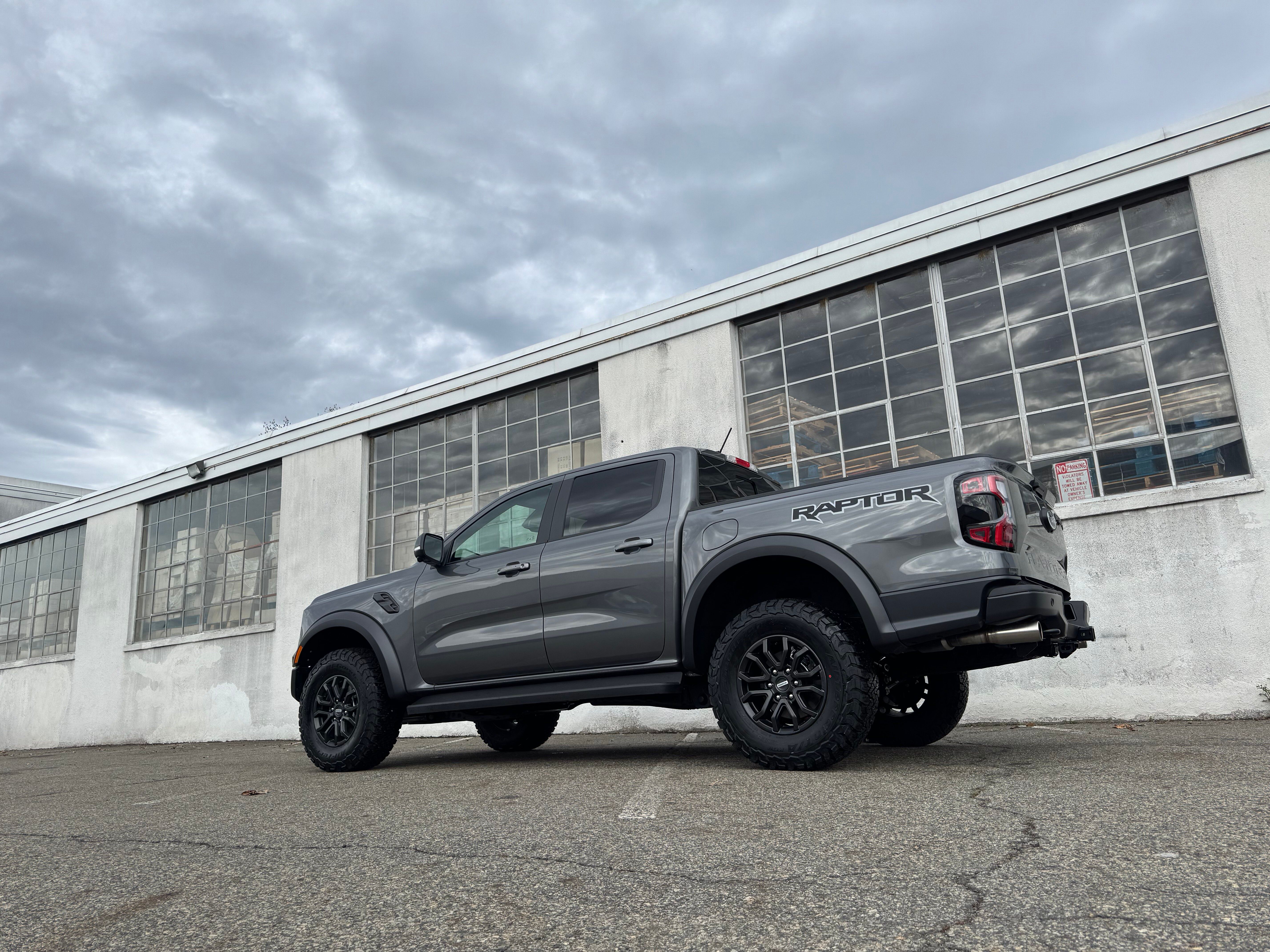 Ford Ranger Raptor (Conquer Grey) — finished at Detailer's Domain studio, Norwood NJ