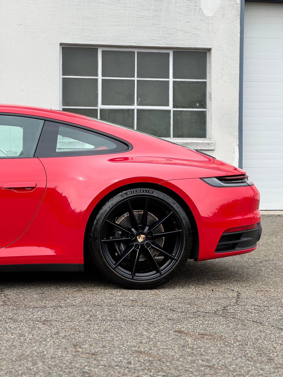 Porsche 992 911 Carrera (Guards Red) — finished at Detailer's Domain studio, Norwood NJ