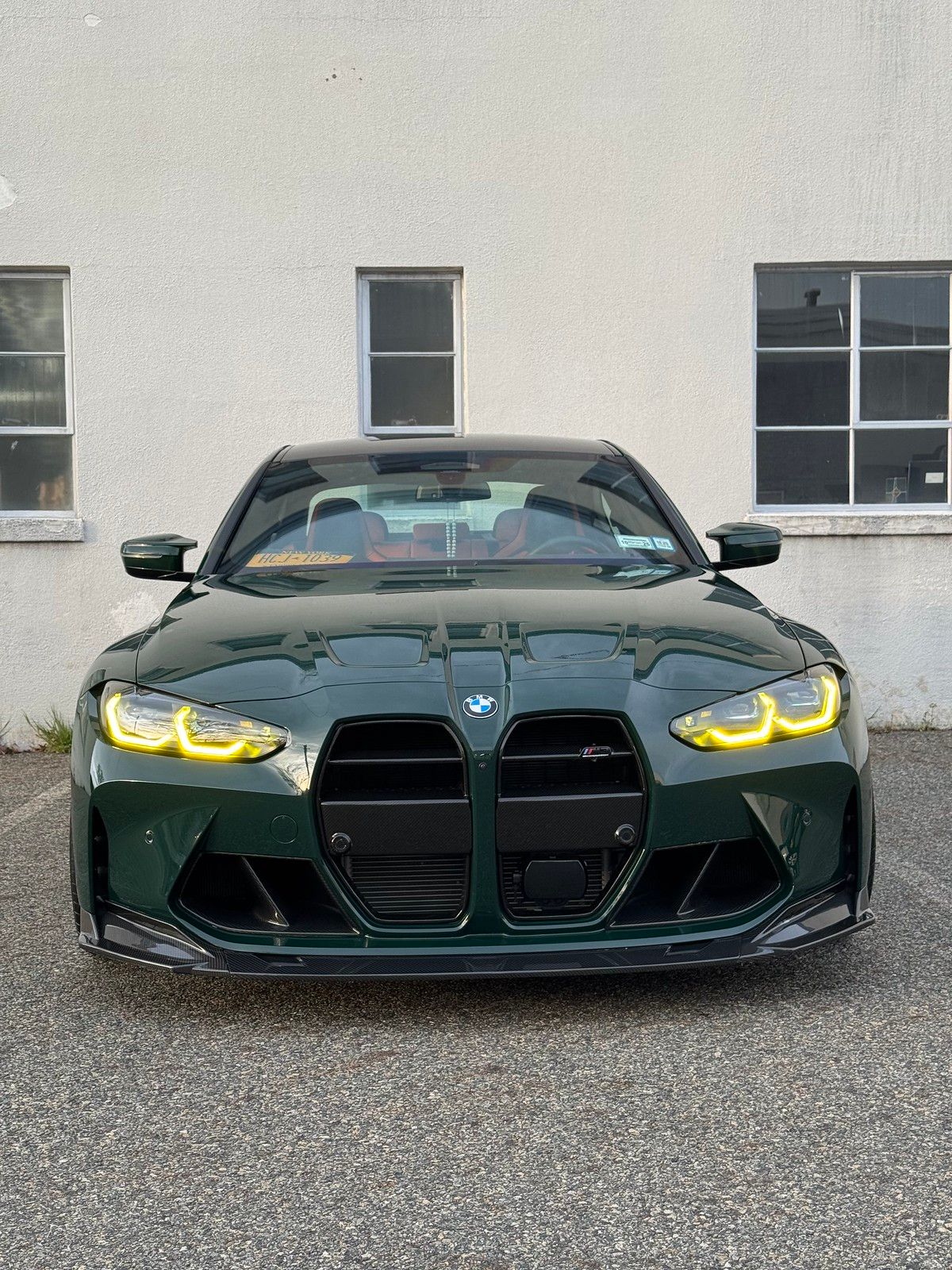 BMW G80 M3 (British Racing Green) - Front — finished at Detailer's Domain studio, Norwood NJ