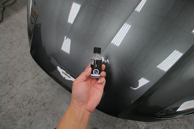 Ceramic coating application by Detailer's Domain