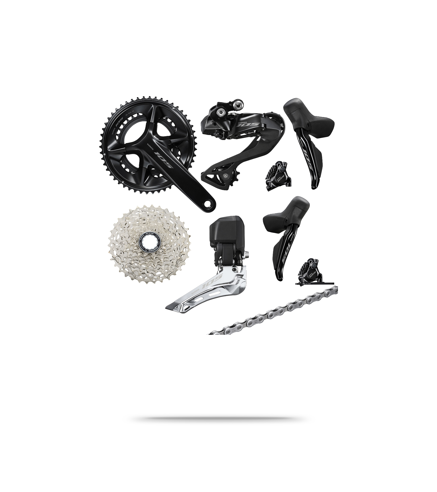 Shimano 105 R7170 Di2 12 Speed Bicycle Groupset | Sigma Sports