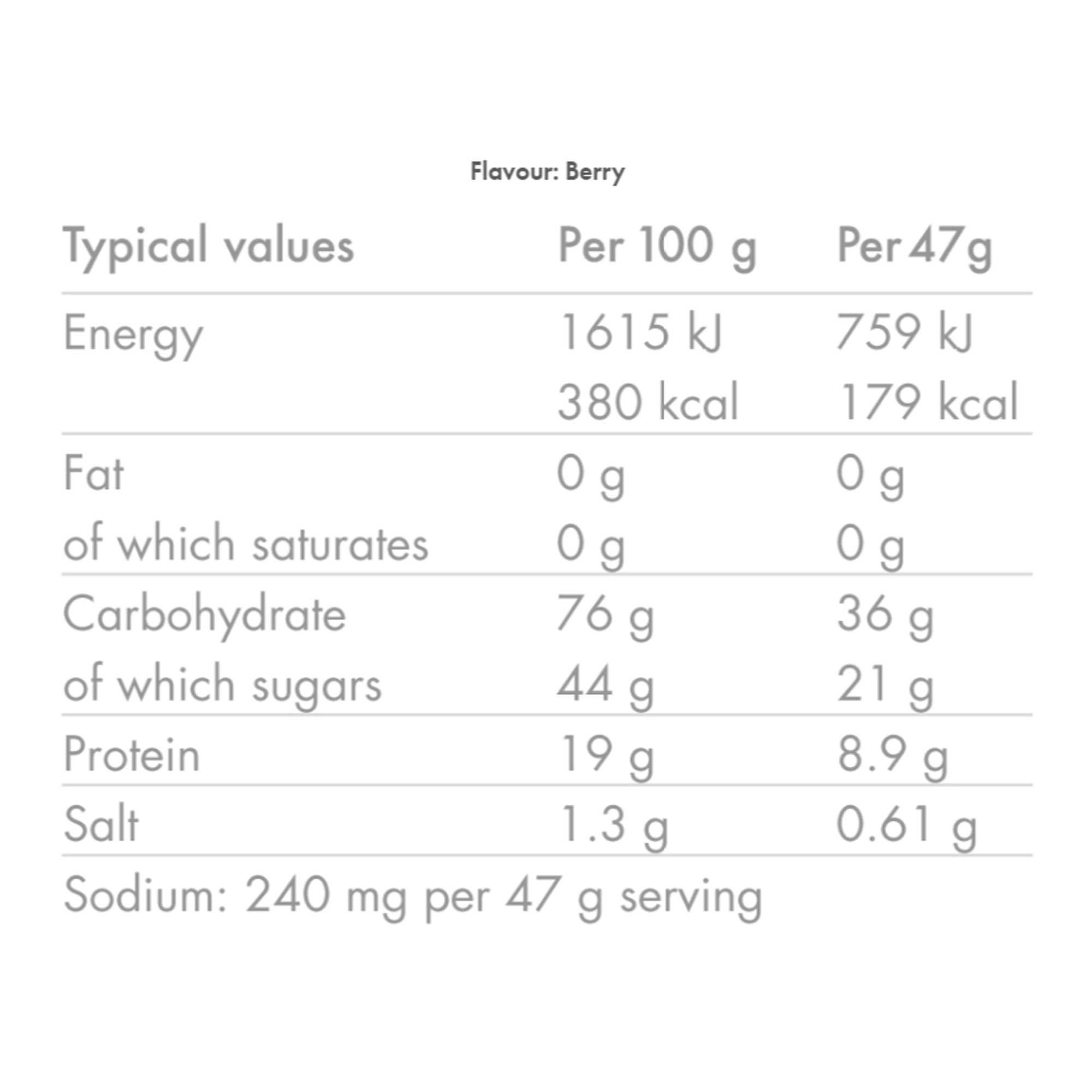 Energy Drink Protein Tub