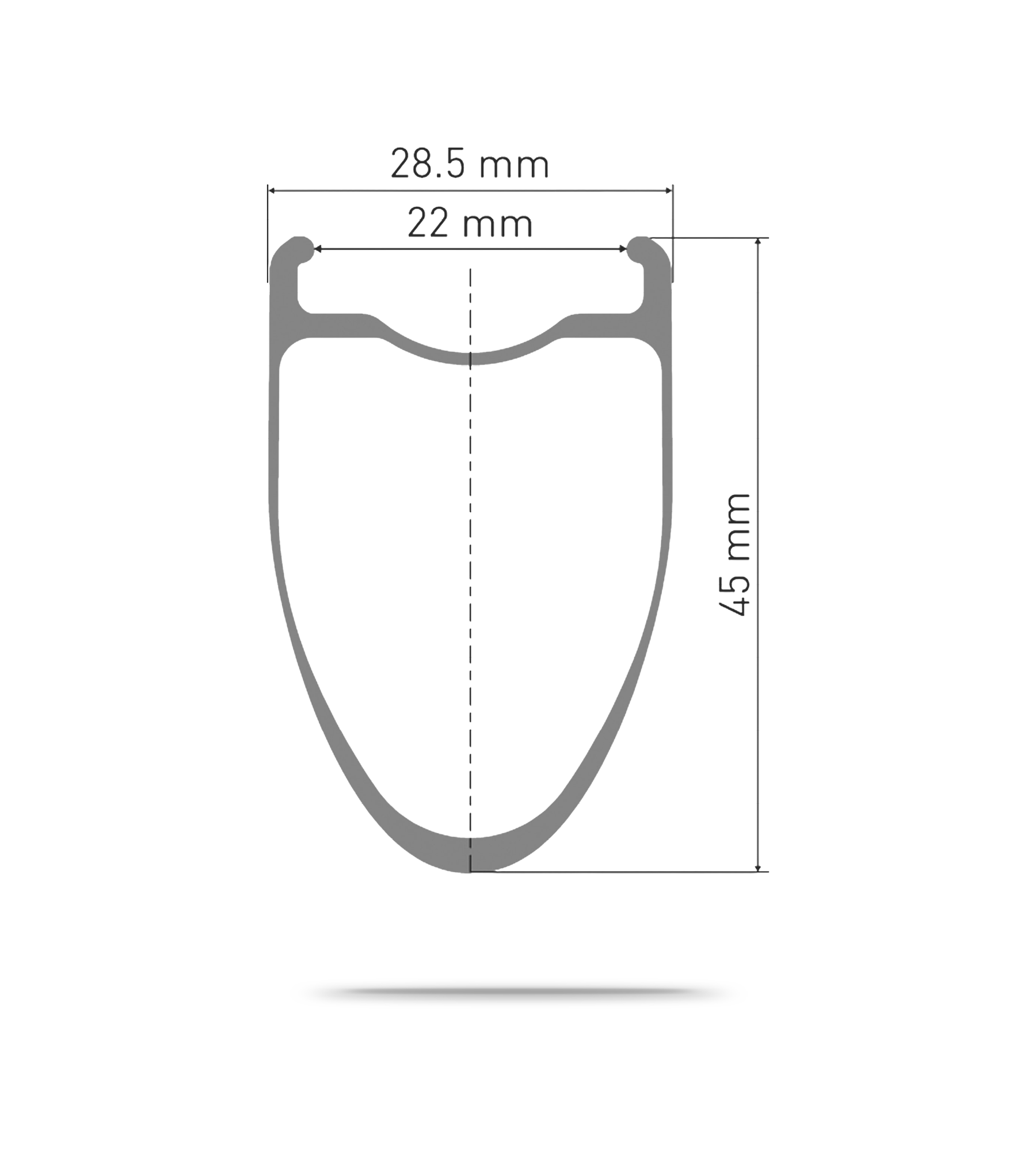 ERC 1400 DICUT 45mm Disc Brake Rear Wheel