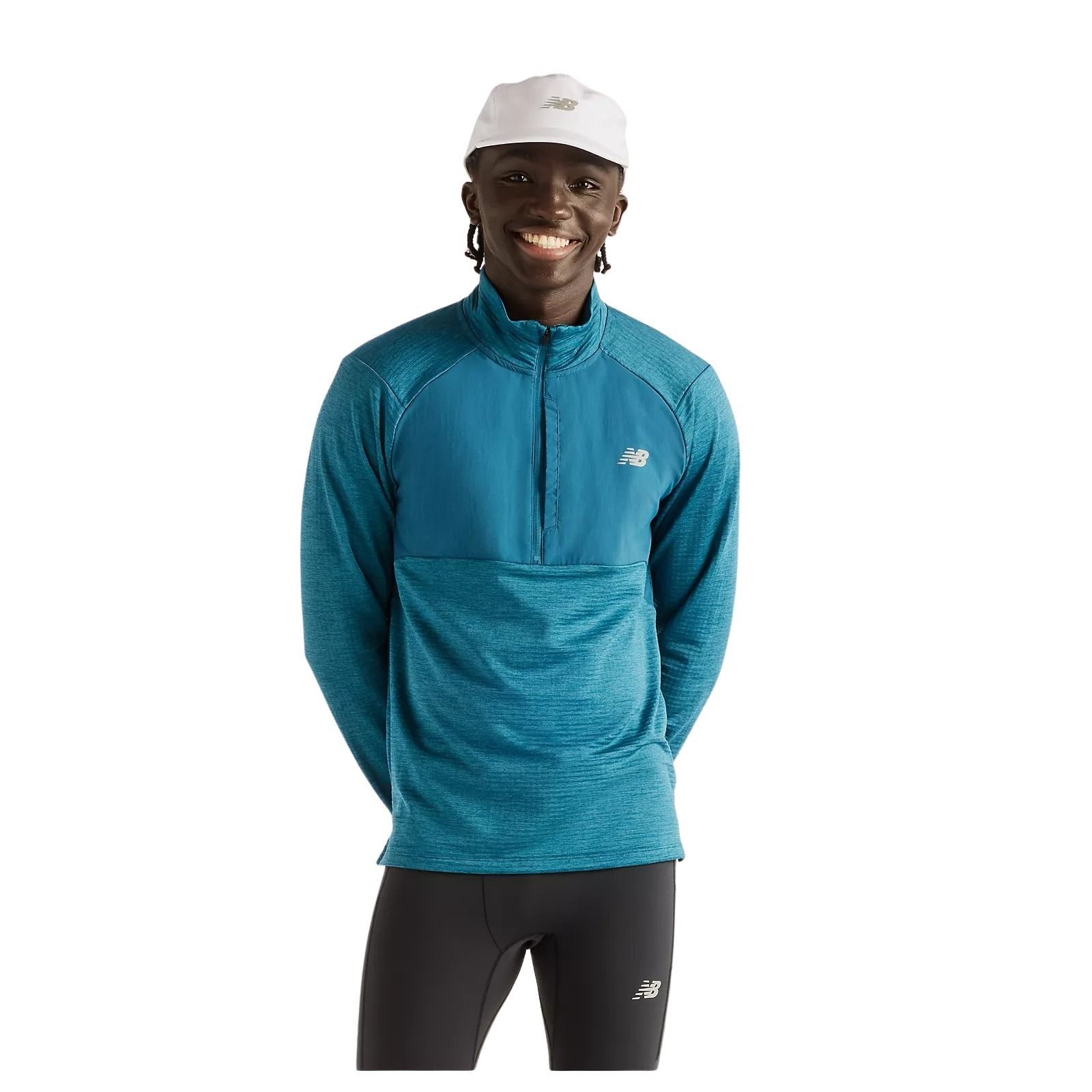 Men's Athletics Heat Grid 1/2 Zip Long Sleeve Top