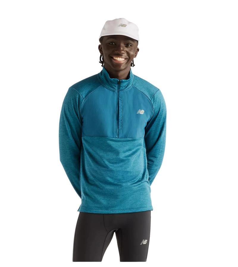 Men's Athletics Heat Grid 1/2 Zip Long Sleeve Top