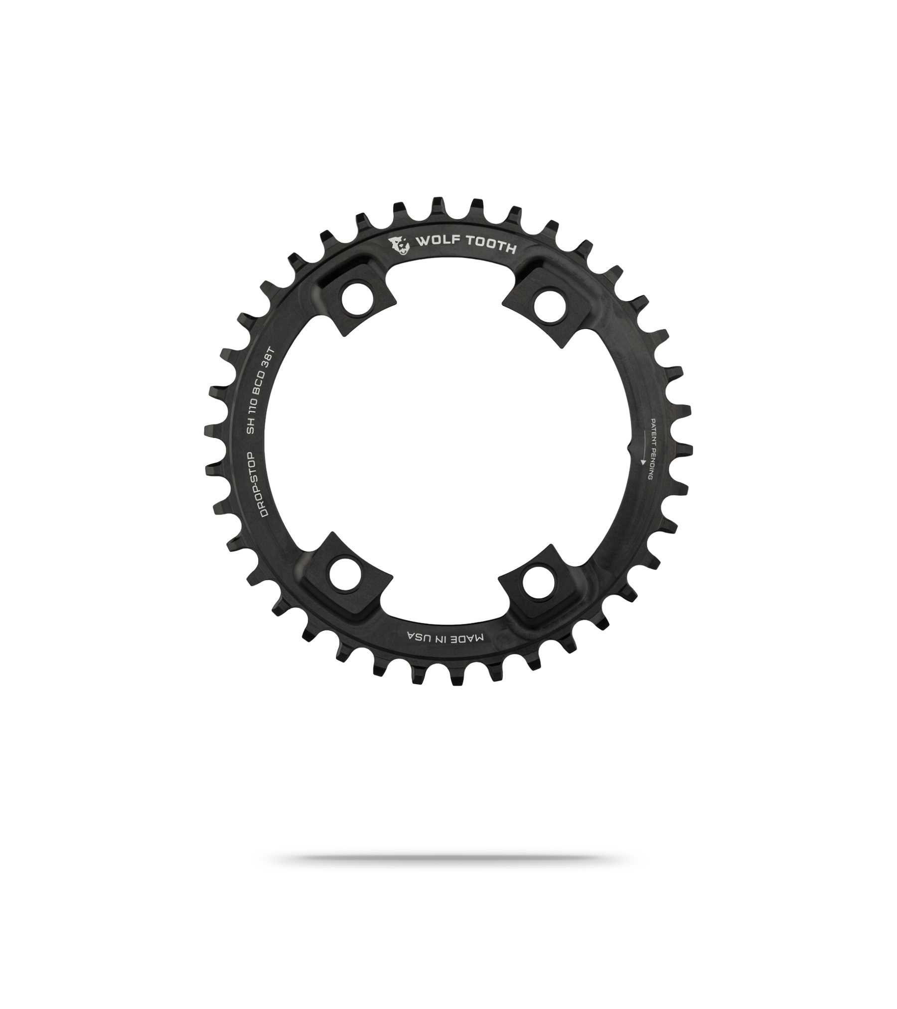 110 BCD Asymmetric 4 Bolt Chainring - Shimano