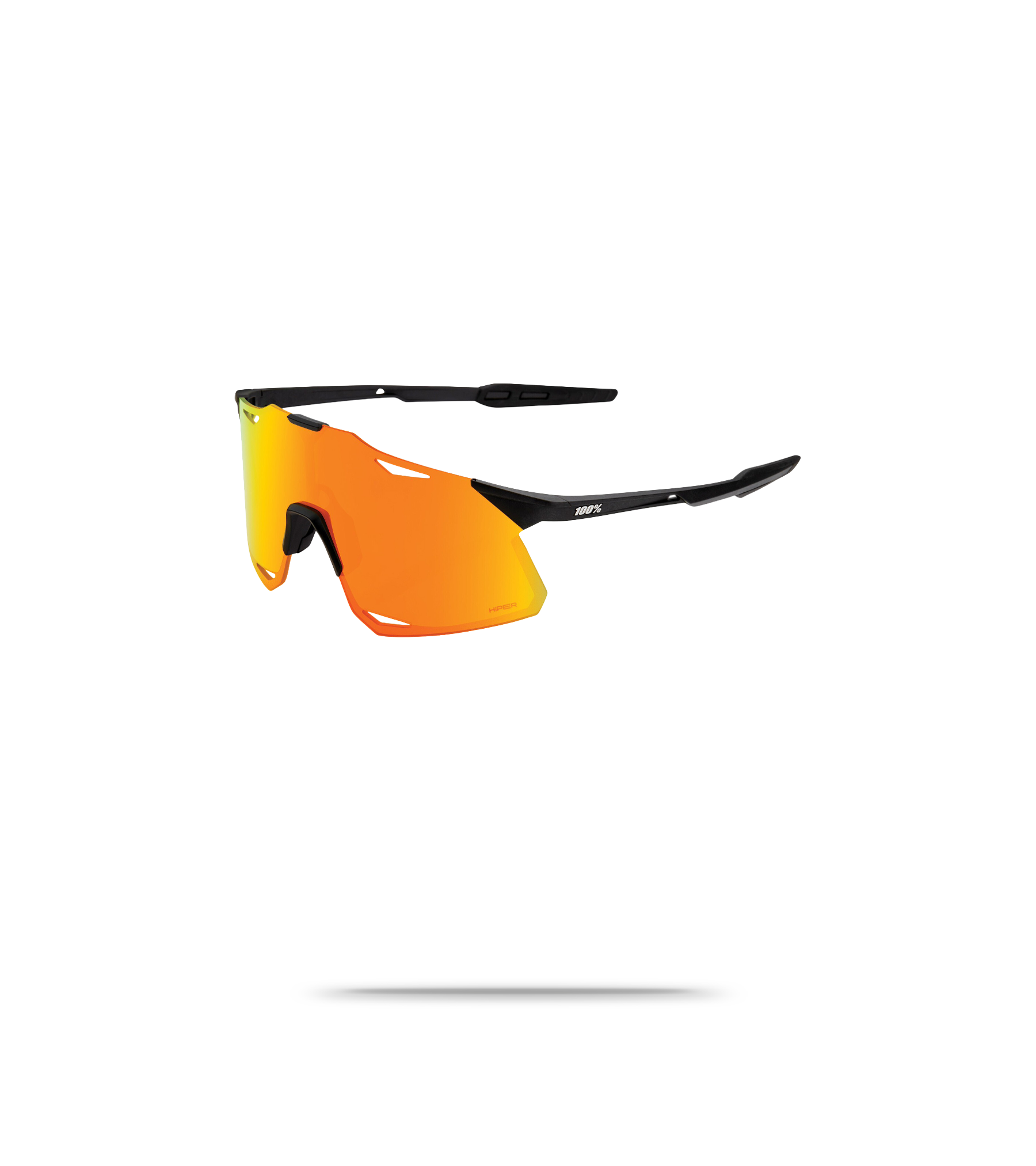 Matt Black - HiPER Red Multilayer Mirror Lens