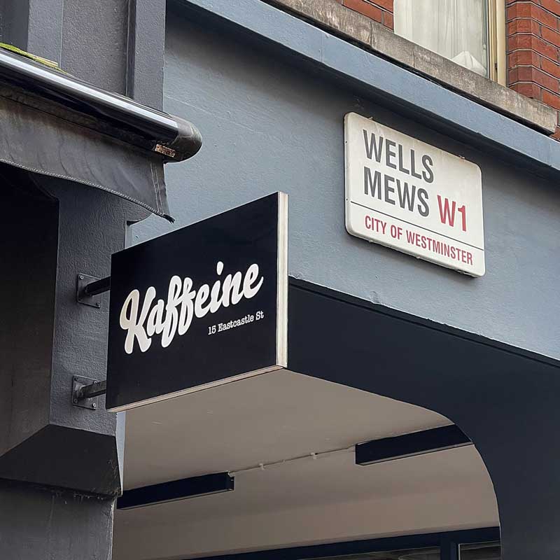 Kaffeine Eastcastle St, London