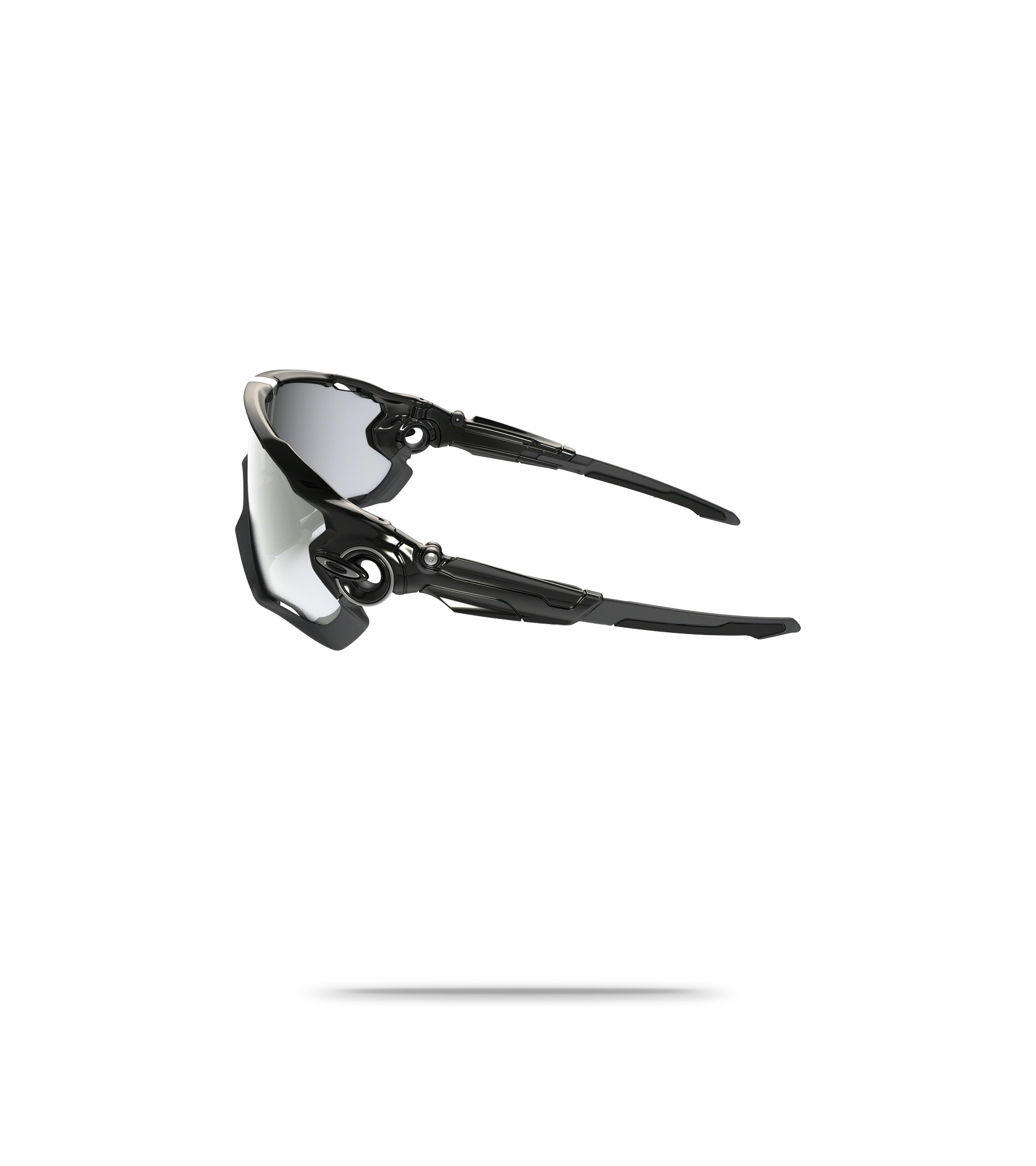 Jawbreaker Clear Black Iridium Photochromic Sunglasses