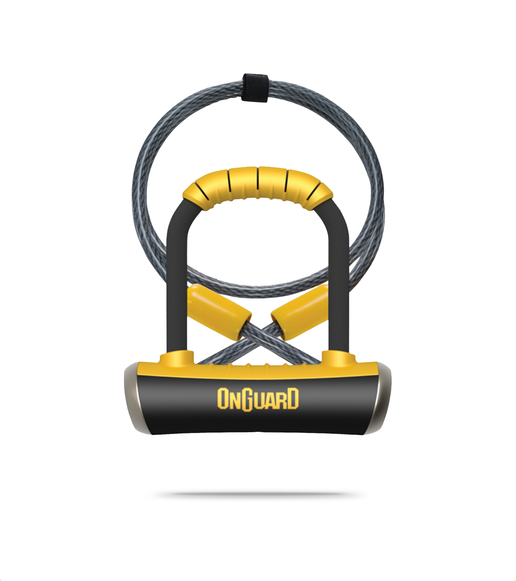 OnGuard Pitbull D-Lock Sold Secure Diamond & Cable