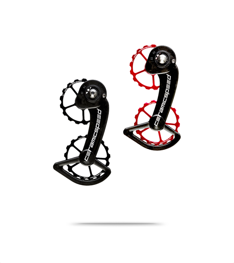 Coated Over Sized Pulley Wheel System for SRAM