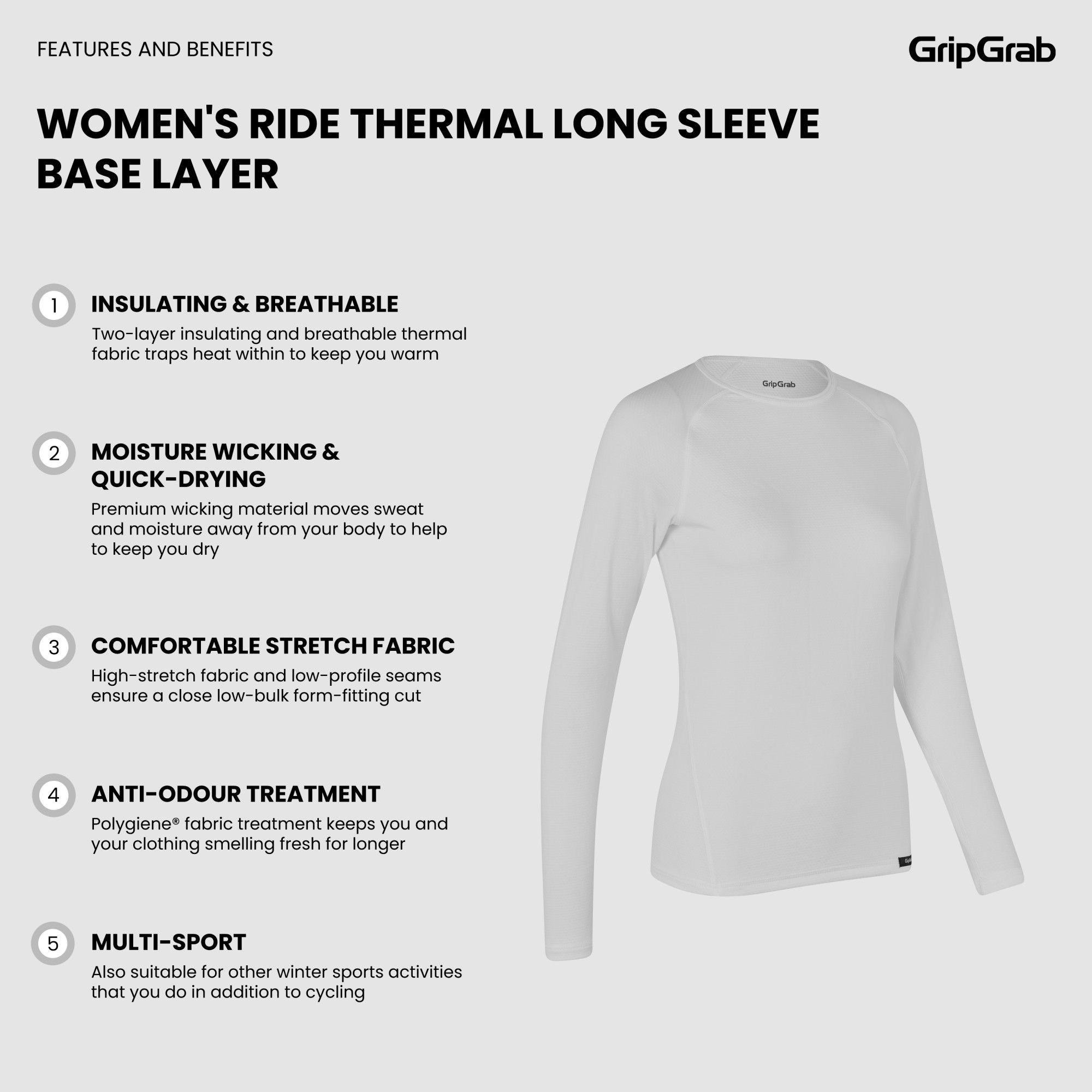 Women's RIDE Thermal Long Sleeve Base Layer