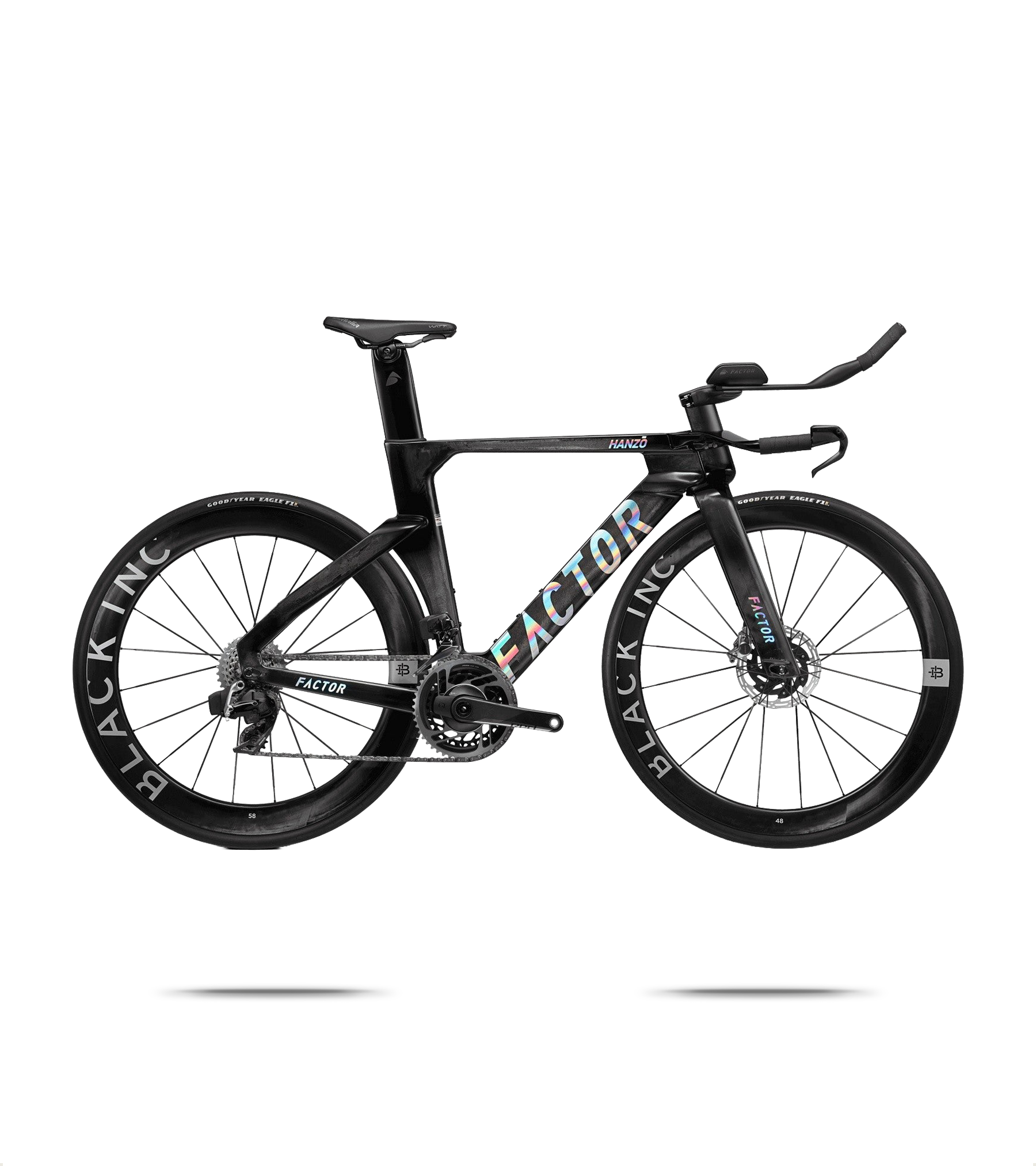 HANZO Red AXS Black Inc 48/58 TT/Triathlon Bike