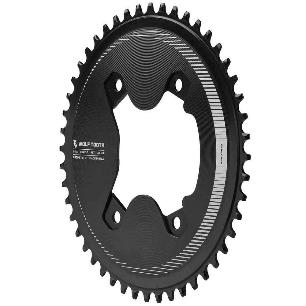 110 BCD Asymmetric Aero Chainring
