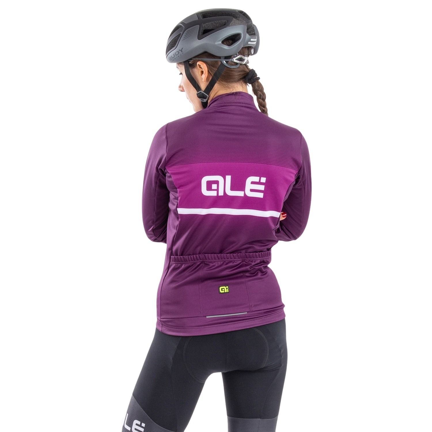 Solid Blend Winter Womens Long Sleeve Jersey