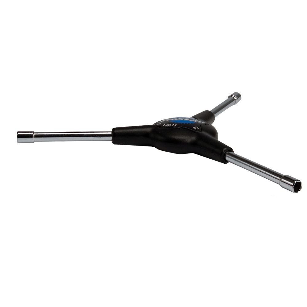 Square Drive/5mm/5.5mm 3-Way Internal Nipple Wrench
