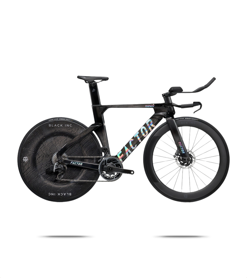 HANZO Force AXS Black Inc Zero/Three TT/Triathlon Bike