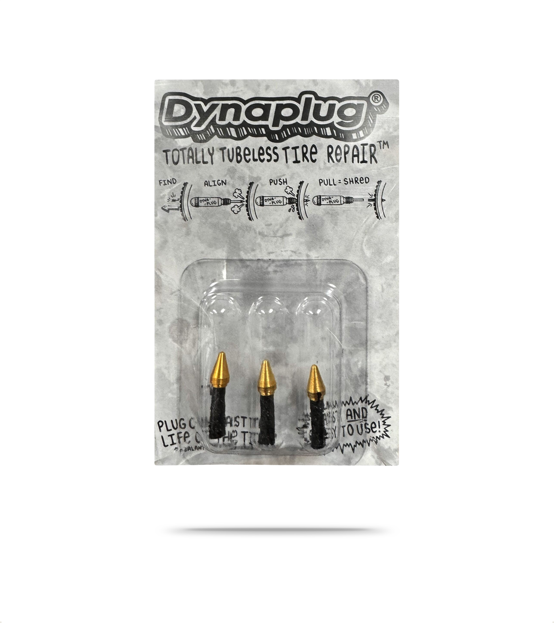 Soft Nose Tip Tubeless Repair Plugs 3 Pack