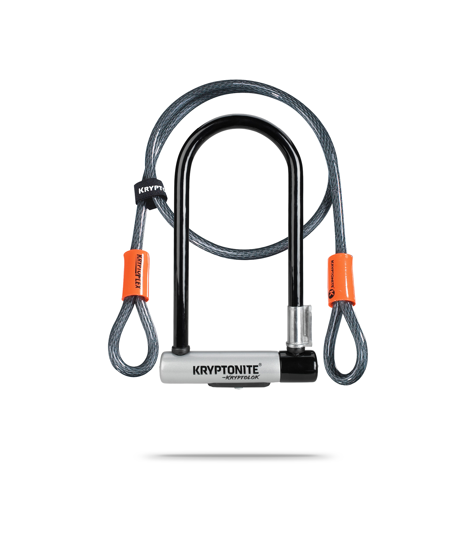 KryptoLok Mini U-Lock + FlexFrame Bracket Sold Secure Gold