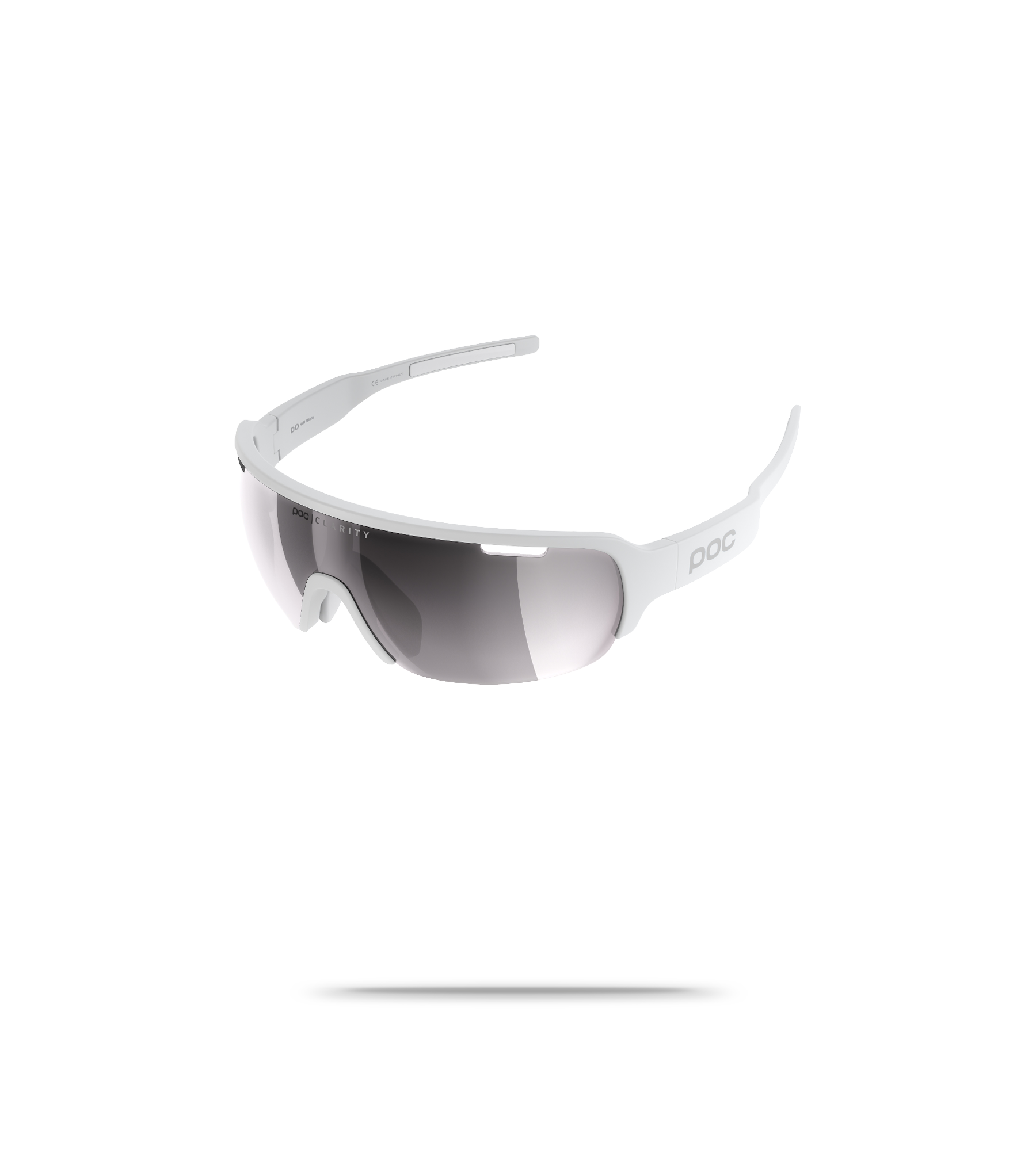 DO Half Blade Clarity Sunglasses with Violet/Silver Mirror Lens