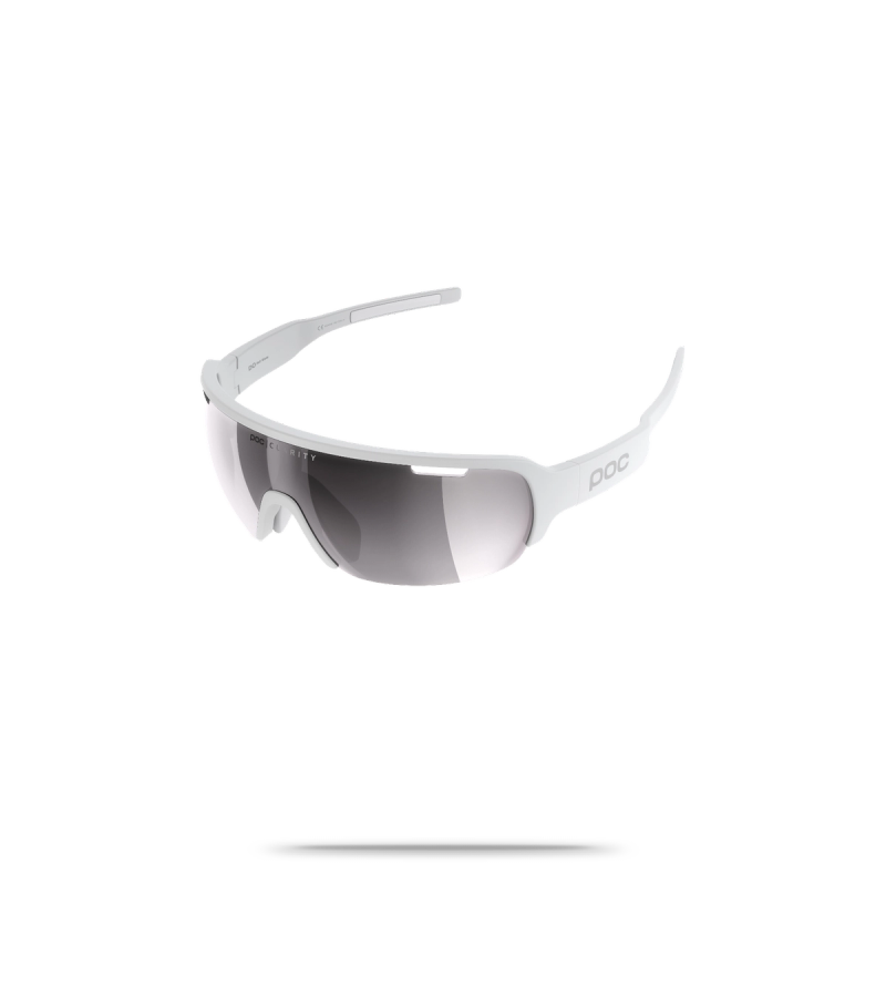 DO Half Blade Clarity Sunglasses with Violet/Silver Mirror Lens