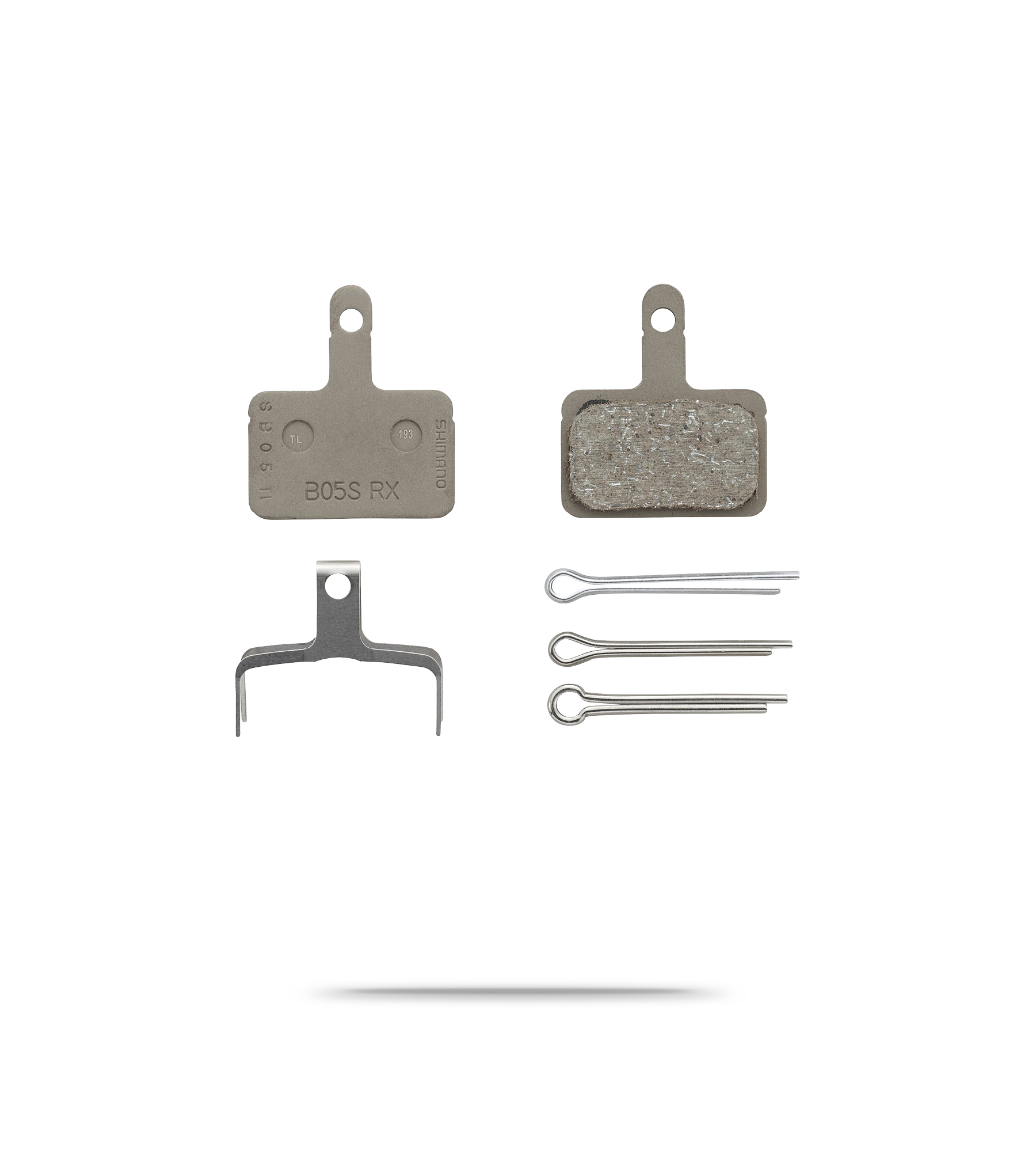 B05S Steel Backed Resin Disc Brake Pads
