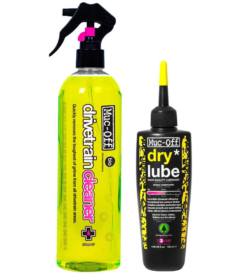 Bio Drivetrain Cleaner 500ml and Bio Dry Lube 120ml Bundle