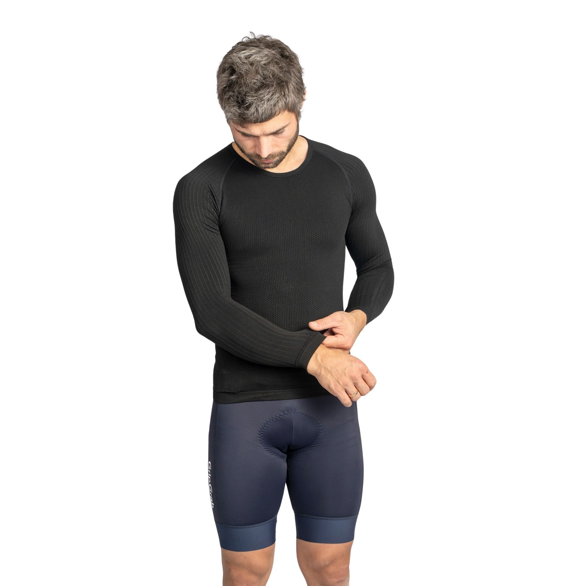 PACR Spring-Autumn Men's Seamless Long Sleeve Cycling Base Layer