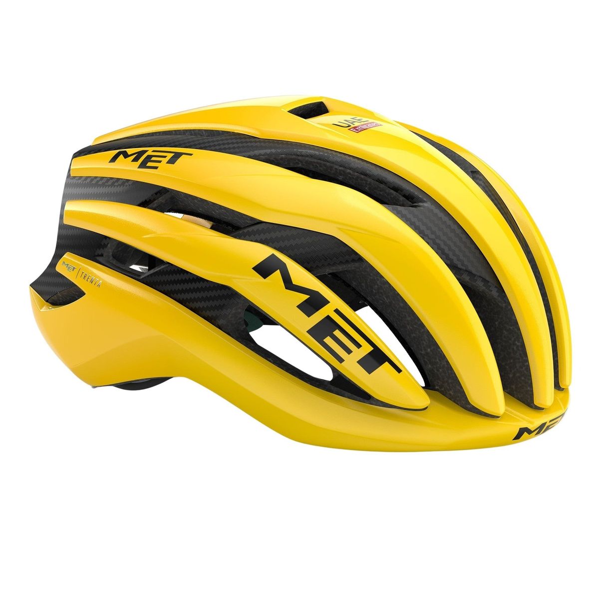 MET Trenta Carbon Mips Jaune Ltd Edition Road Cycling Helmet