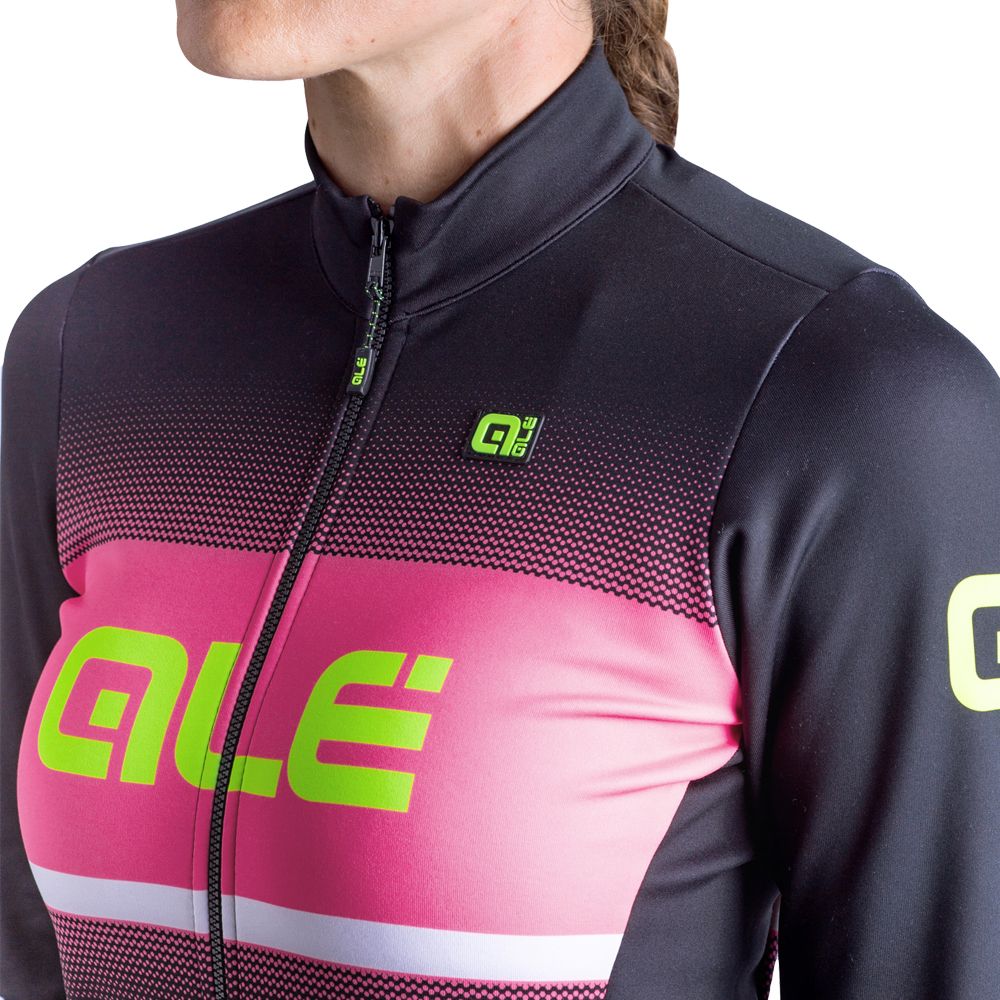 Solid Blend Winter Womens Long Sleeve Jersey