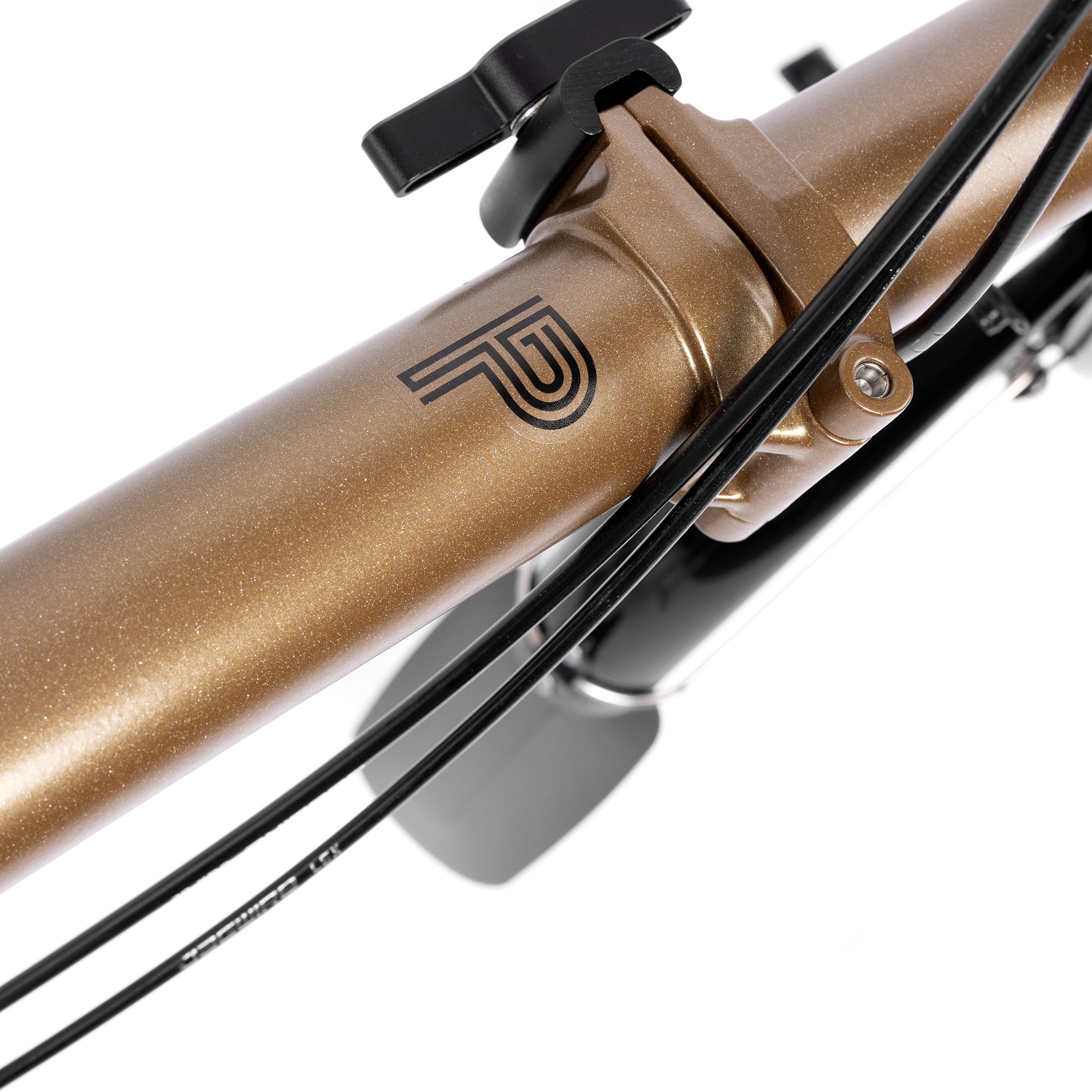 P Line 4 Speed Mid Bar Folding Bike 2025