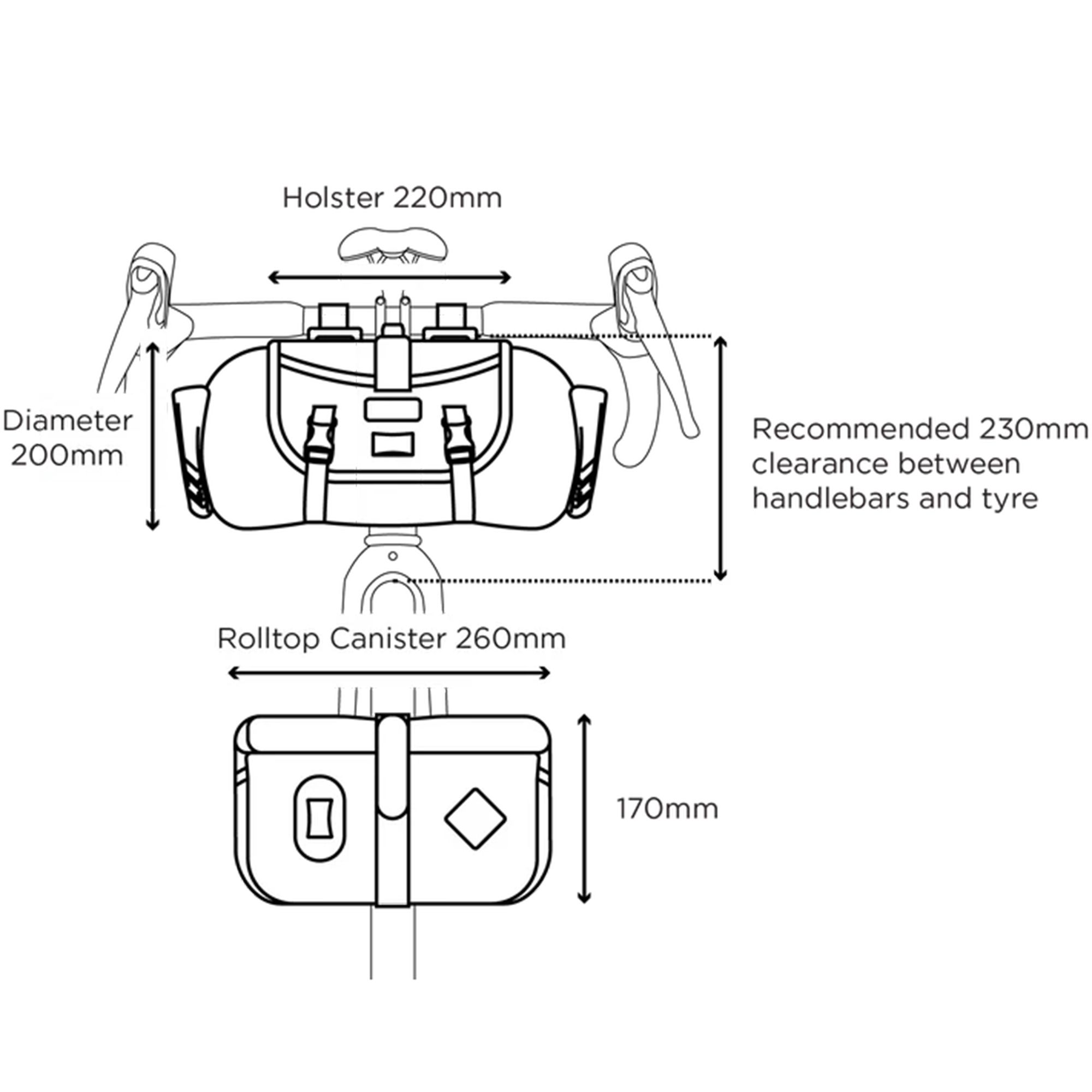 Holster Bar Bag Plus 18L