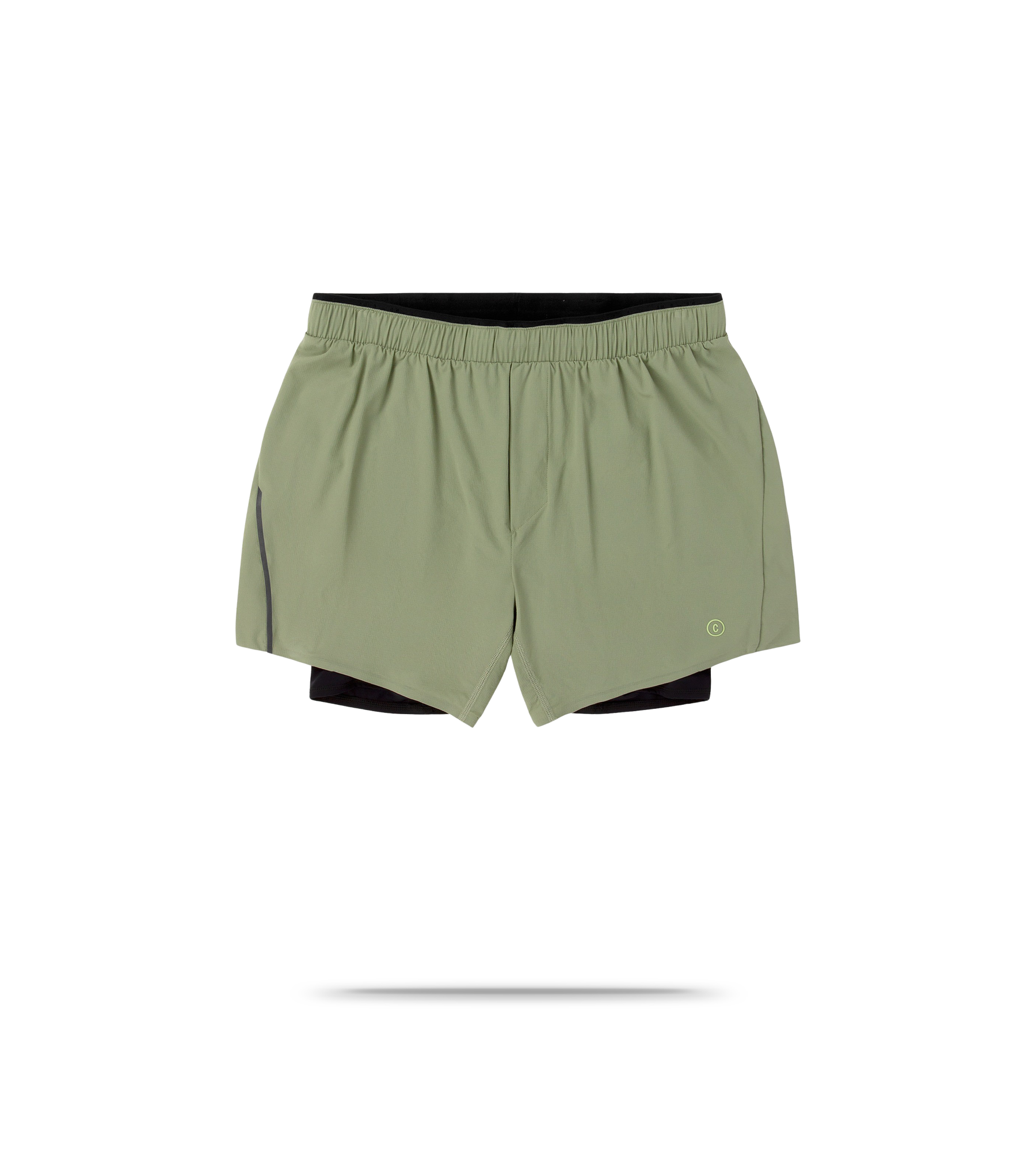 DLYShort Men's 5'' Long Brief 2 Running Shorts