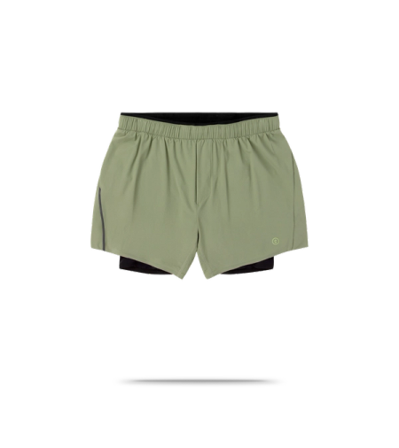 DLYShort Men's 5'' Long Brief 2 Running Shorts