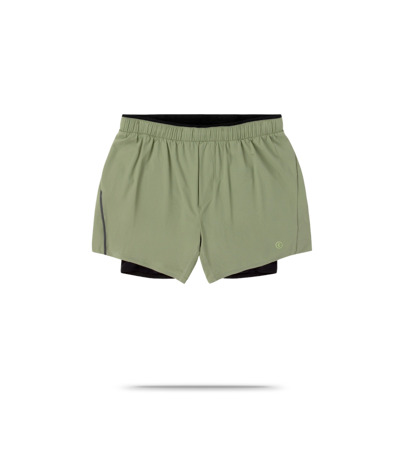 DLYShort Men's 5'' Long Brief 2 Running Shorts