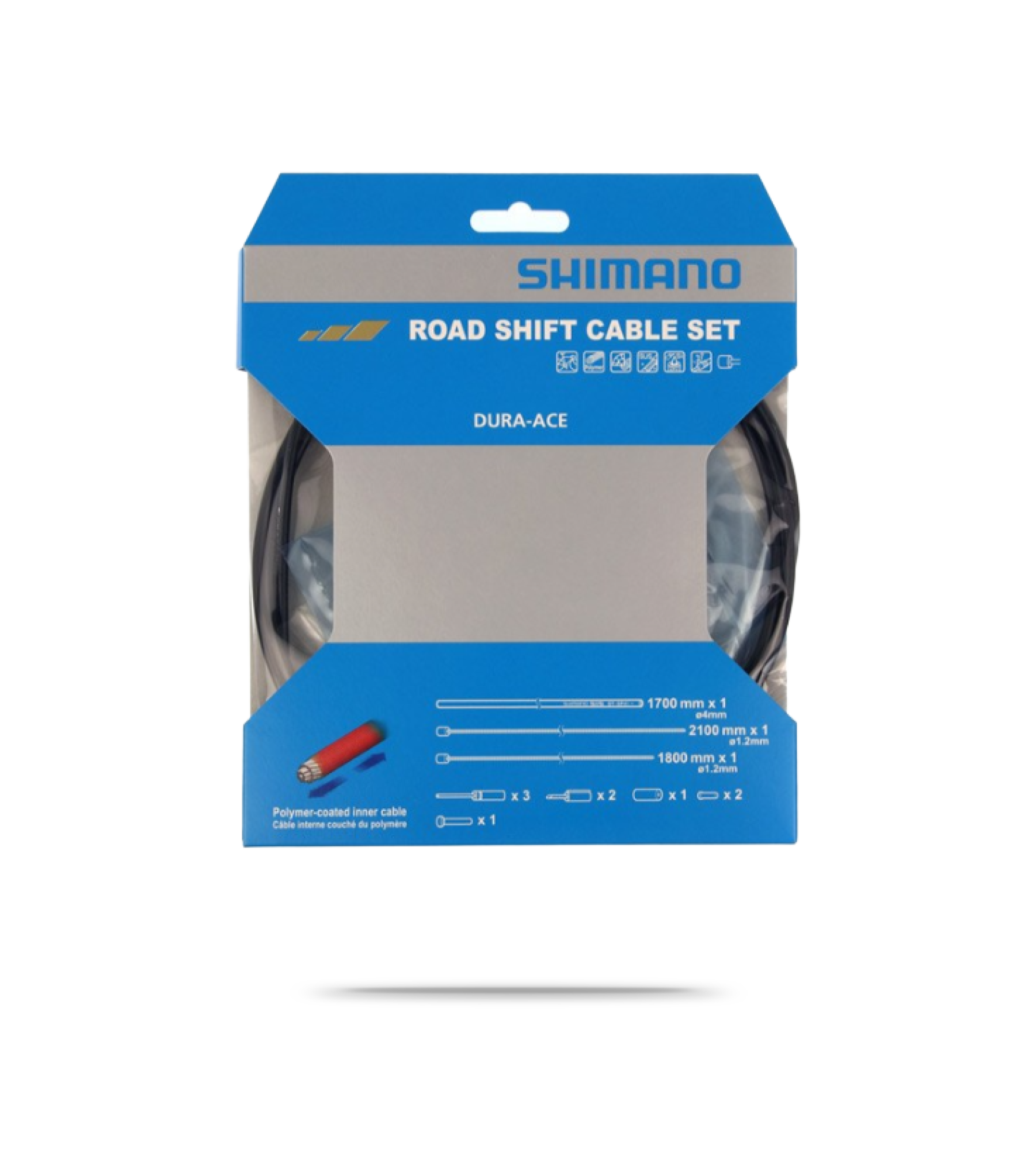 Dura-Ace 9000 Road Gear Cable Set with Polymer Coated Cables