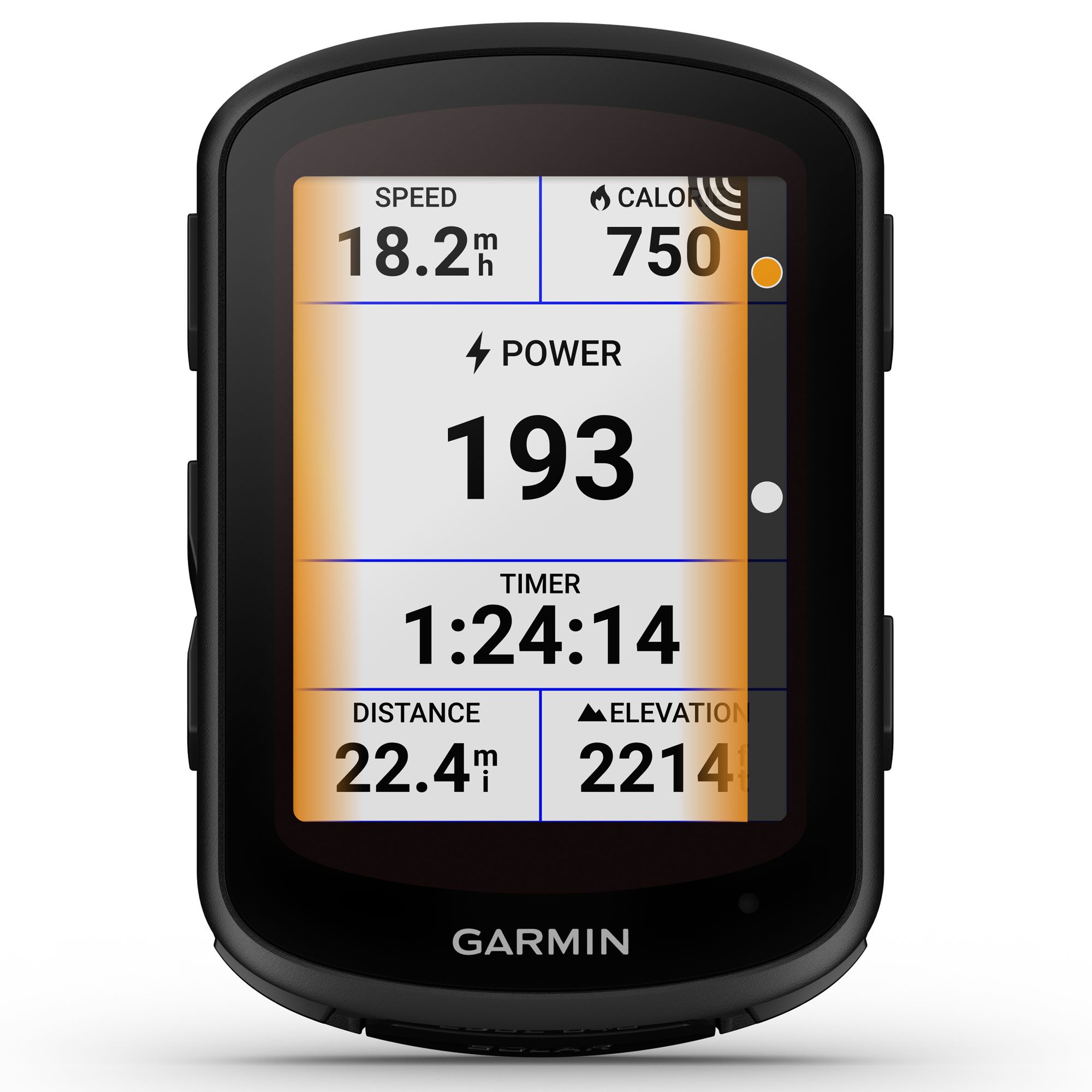 Edge 840 Solar GPS Cycling Computer With Handlebar Mount