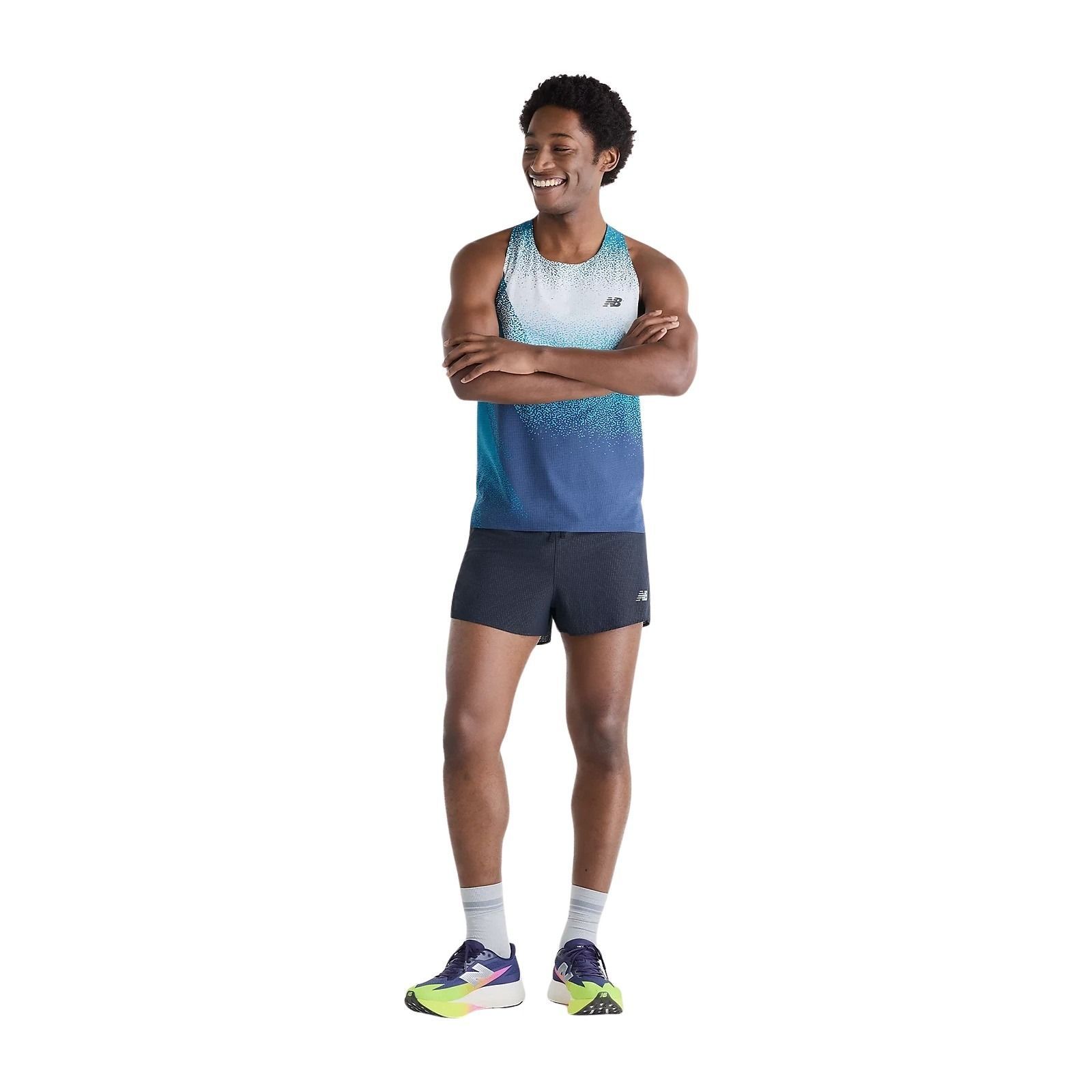 Men's Race Day Ultra Light Printed Singlet