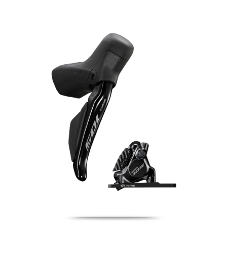 105 R7170 Hydraulic Disc Di2 Right Front Lever and Caliper