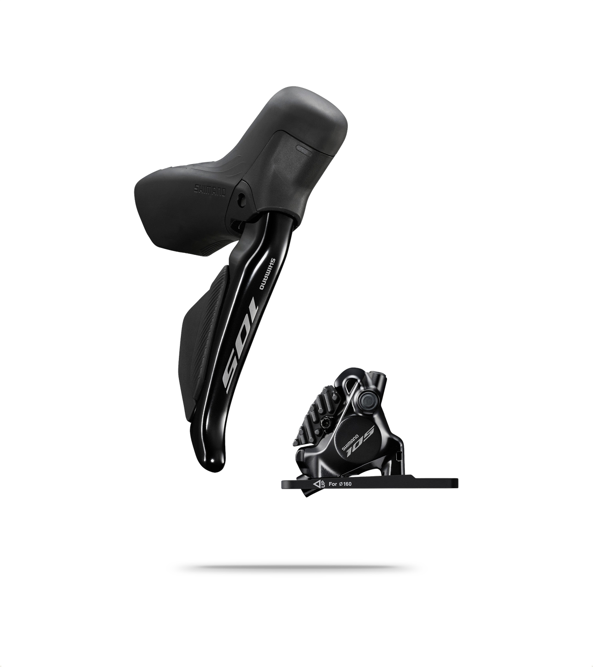 Shimano 105 R7170 Hydraulic Disc Di2 Right Front Lever and Caliper