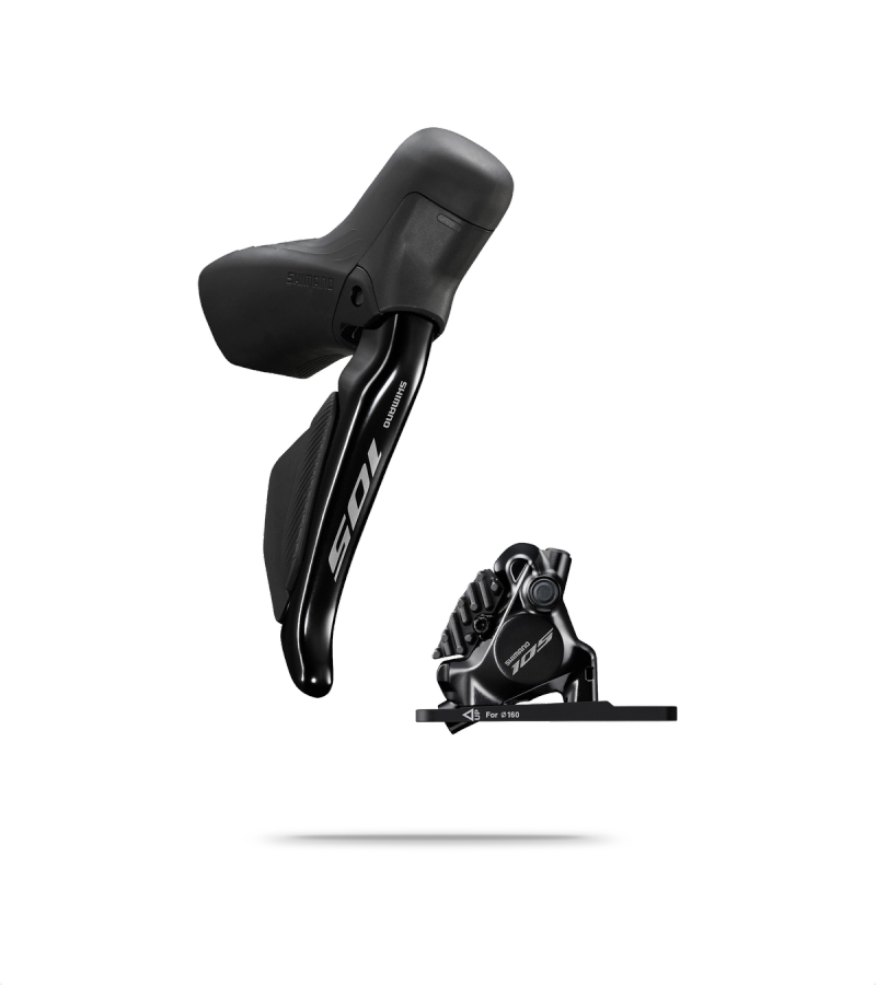 105 R7170 Hydraulic Disc Di2 Right Front Lever and Caliper