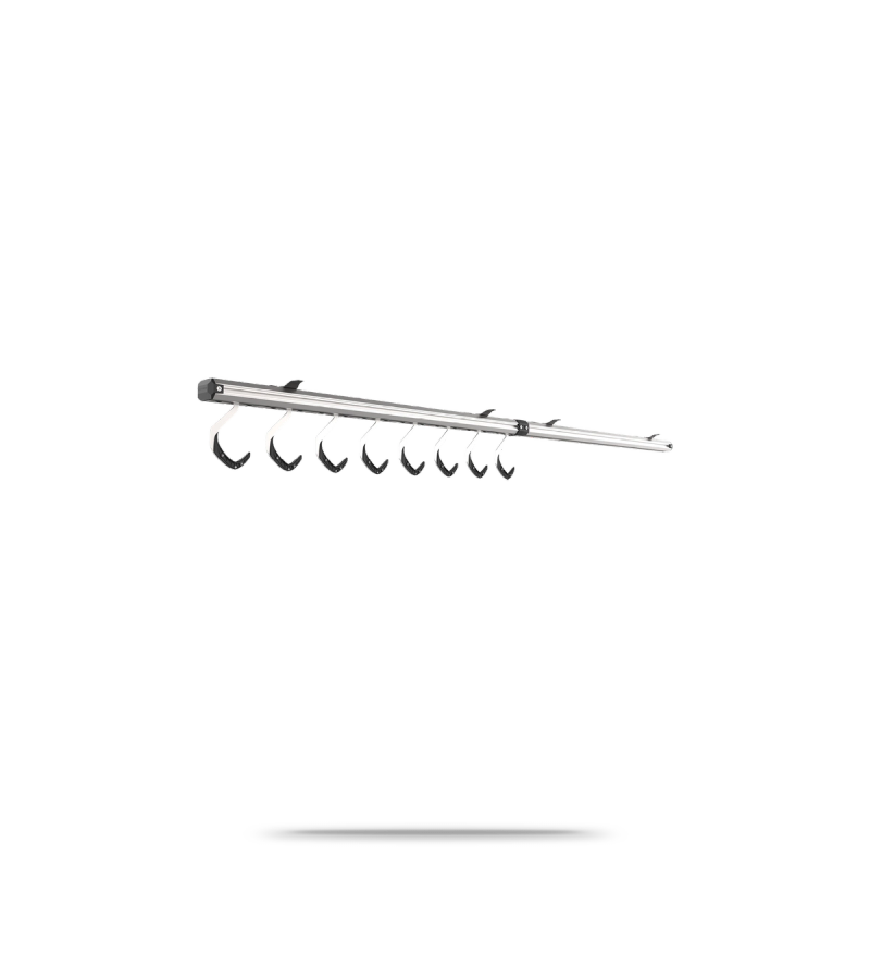 SpaceRail Bike Storage System - Ceiling - 8 Hooks