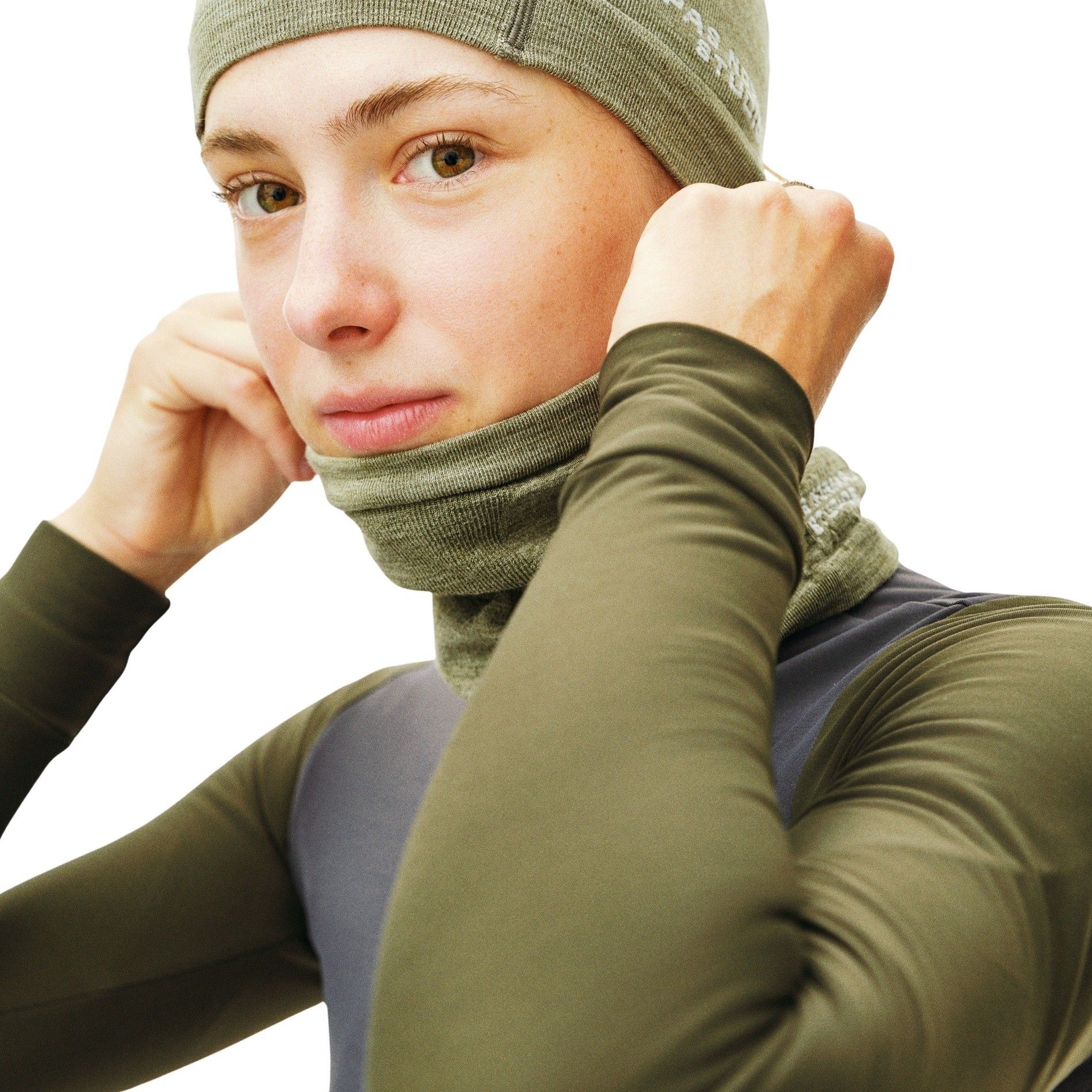 Logo Merino Knit Necktube